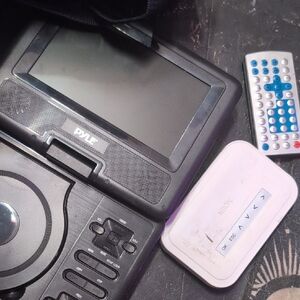 Black Portable DVD Player